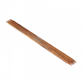 Спицы деревянные носочные Ginger Cubics KnitPro, 20 см, 3.75 мм 43022