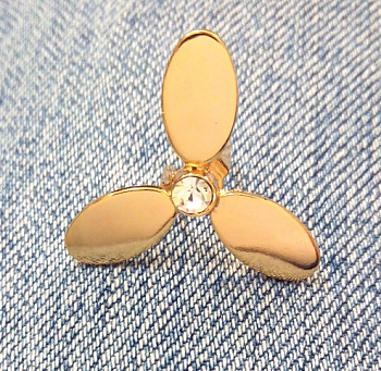 Украшение Микрон Трилистник GB1248 ассорти 