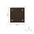Нашивка NA04 Coffee (кофейный)  25 х25 mm