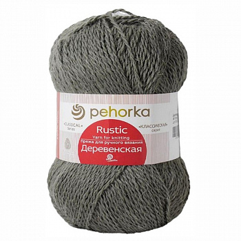 Деревенская, пряжа для ручного вязания (038, полынь)
