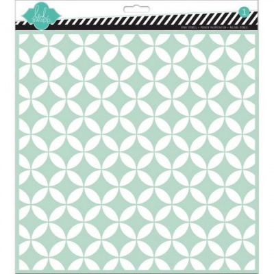 Трафарет-маска "American Crafts" Heidi Swapp HS00723 «Circle Lattice»30х30 см
