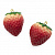 Клубника из полимерной глины "Астра" AR1193 3см, 2шт/упак