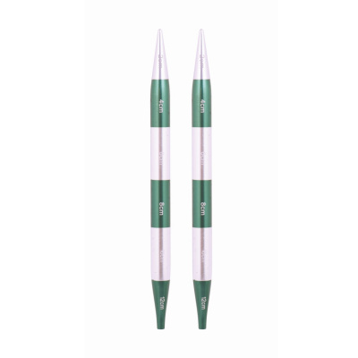 Спицы съемные алюминиевые Smartstix KnitPro для длины тросика 35-126 см, 8,00 мм, 42132