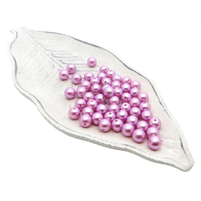 Бусины пластиковые "РУКОДЕЛИЕ", диаметр 10мм, цвет №2 светло-розовый, 25гр/пакет, PP1006C2    