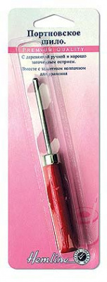 Шило портновское "Hemline" 269 с колпачком 6 мм