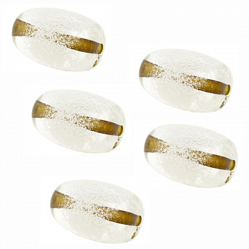 Бусина "Zlatka" акрил Z018P 15 x 27 мм  5 шт №568 коричневый