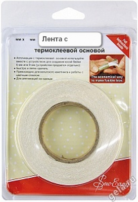 Лента с термоклеевой основой для создания косой бейки 11 мм, 20м. Sew Easy