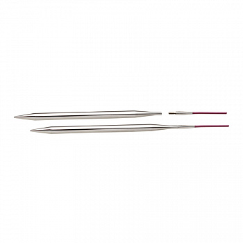 Спицы съемные укороченные для длины тросика 20-28 см Nova KnitPro, 5.00 мм 10426