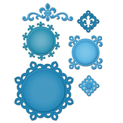 Набор ножей Spellbinders® Shapeabilities® "Мотивы королевской лилии"