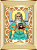 Рисунок на ткани «Божья коровка» 0100 "Св. Николай Гурьянов" 12х16 см ,