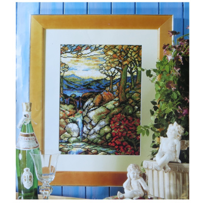 Рисунок на канве 30*40 см Orchidea "Заводь"