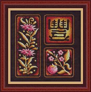 Набор для вышивания «Panna» И-0853 Иероглиф изобилие,24х25,5 см
