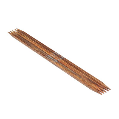 Спицы деревянные носочные Ginger Cubics KnitPro, 20 см, 5.00 мм 43025