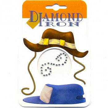 Термоаппликация "DIAMOND RON" стразы (B43-1)