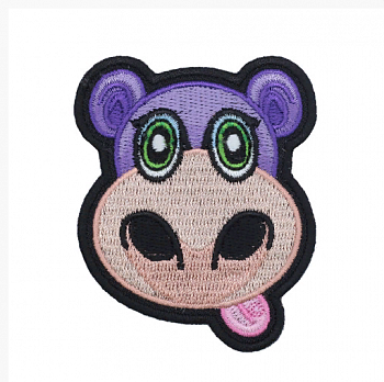 Термоаппликация Hobby&Pro "Бегемотик" 7,0 х 5,5 см