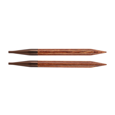 Спицы деревянные съемные Ginger KnitPro для длины тросика 35-126  см, 7.00 мм 31211