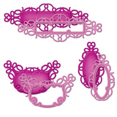 Набор ножей Spellbinders® Shapeabilities® "Теги в рамке 3"