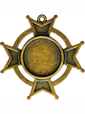 Заготовки для украшений «Iron Cross Bezel-Large-Bronze»