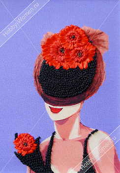 Набор для вышивания лентами "WH" ВЛШС0006 Серия шляпки №6