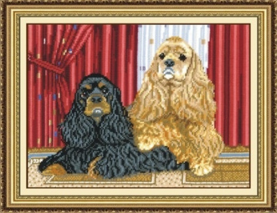 Набор для вышивания "Сделай своими руками" Коккер-спаниели