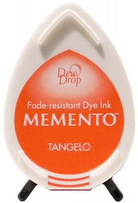 Подушечка чернильная "капля" Tsukineko "Memento Dew Drop" 32х50мм, цвет: Танжело