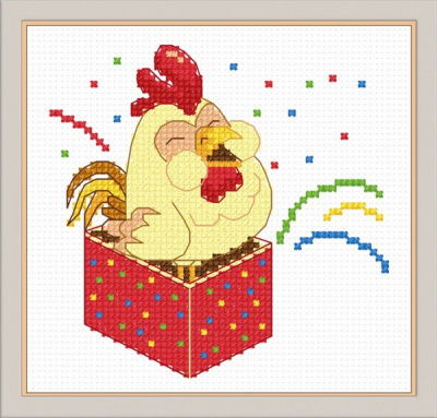 Набор для вышивания «Овен» 918 " Сюрприз",11*11 см.