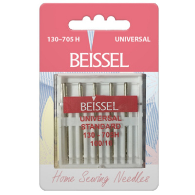 Иглы д/бытовых швейных машин Универсальные (Universal), 5 шт, № 100, 130-705 H/блистер, BEISSEL