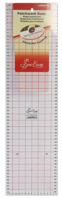 Линейка для пэчворка "Hemline" NL4190 60х16 см с градацией в сантиметрах