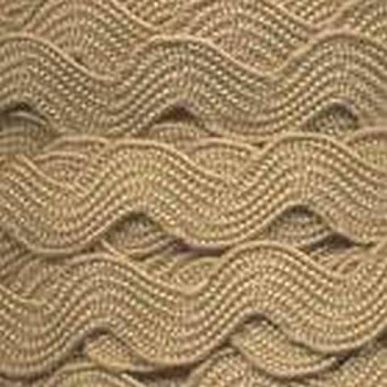 Тесьма отделочная  JZ-5 "Gamma" ЗИГ-ЗАГ 5 мм*30 м. цв.026 серо-бежевый