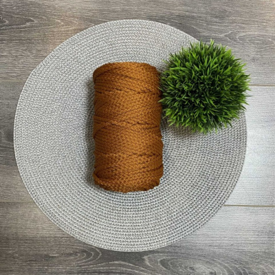 Шнур полиэфирный 5 мм с сердечником (песочный) 50м (103)