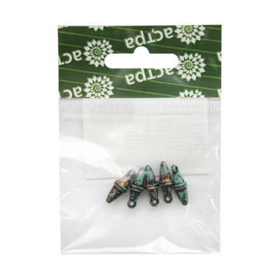 Бусины декоративные "Астра" 2823, 15*6 мм, 5 шт./упак. 