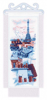 Набор для вышивания «Риолис» 1952 «Крыши Парижа» 15*31 см