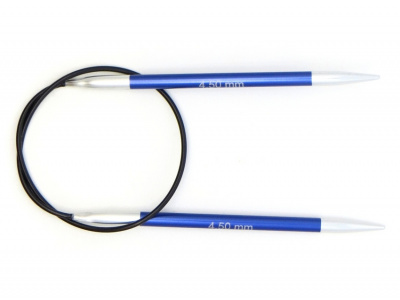 Спицы алюминиевые круговые Zing KnitPro, 40 см, 4.50 мм 47070