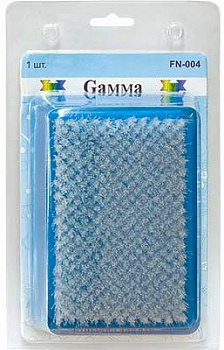Щетка-подушка большая "Gamma" FN-004 11.5х16 см в блистере для фильцевания (фелтинга)
