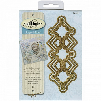Набор ножей Spellbinders® Shapeabilities® "Бордюр Энн"