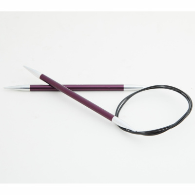 Спицы алюминиевые круговые Zing KnitPro, 80 см, 6,00 мм 47133