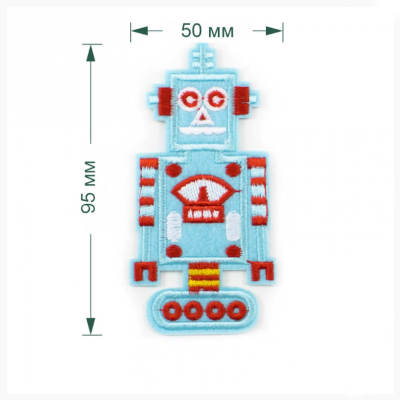 Термоаппликация LA491 50 х 95 мм упак/5 шт