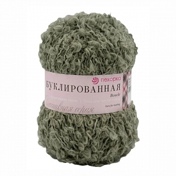 Буклированная, пряжа для ручного вязания  (1672, прованские травы)
