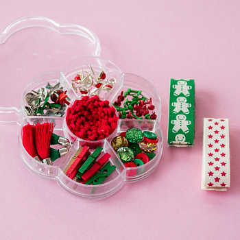 Набор для творчества NT-192 "Рукоделие" красно-зеленый