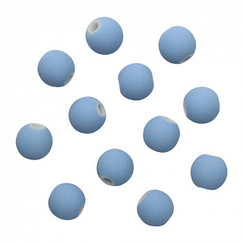 Бусины матовые, 8мм, 20гр. 008 голубой