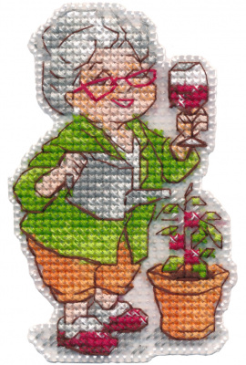 Набор для вышивания «Овен»1729 Магнит. Радость в мелочах 5,5×8,6 см