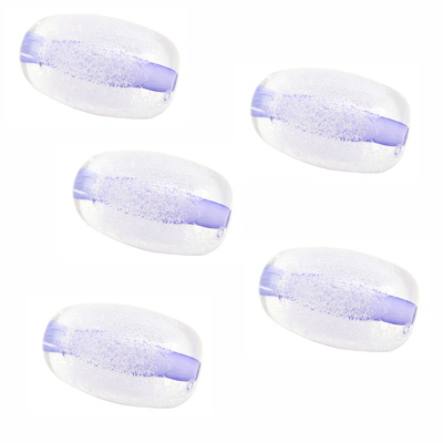 Бусина "Zlatka" акрил Z018P 15 x 27 мм  5 шт №244 сирень