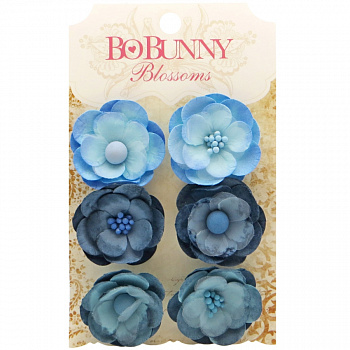 Бумажные цветы 11411472 "Denim Blue Pansy"