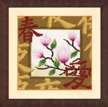 Набор для вышивания «Золотое Руно» МГ-018  Весенний расцвет