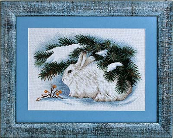 Набор для вышивания «Panna» Ж-0877 Заяц беляк,28 x 21,5 см
