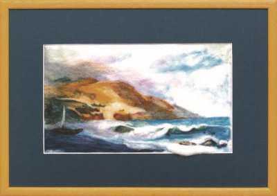 Набор для валяния "Морской пейзаж"15.5 x 26 см