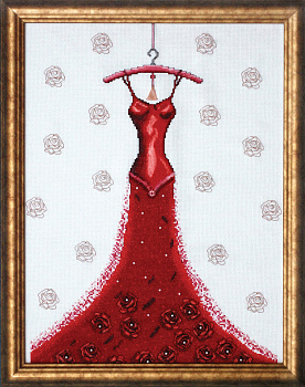 2488 Комплект для вышивания (счетный крест)"Wonderful Tonight"33*43 см