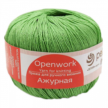 Ажурная, пряжа для ручного вязания  (065, экзотика)