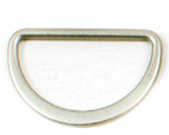 Полукольцо MF01 Silver   25 mm.  6 шт.