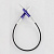 Спицы алюминиевые круговые Zing KnitPro, 22,5 см, 4,50 мм 47089